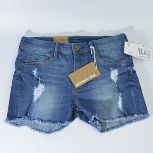 H&M Destroyed Denim Shorts NWT • Sz 4 (US)